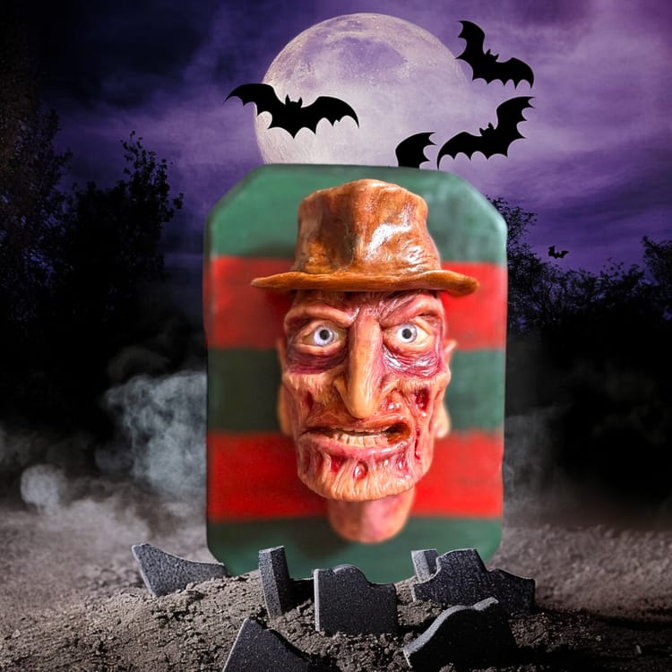 Wall Hanging Freddy Sculpture, Nightmare on Elm Street